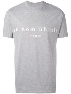 футболка с принтом логотипа Ih Nom Uh Nit