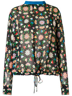 silk floral blouse Reinaldo Lourenço