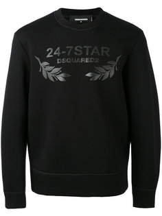 толстовка с принтом логотипа Dsquared2