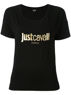 футболка с принтом логотипа Just Cavalli