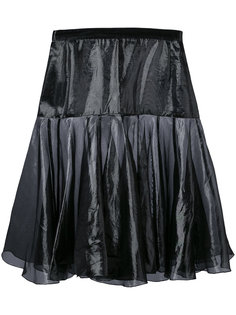 расклешенная многослойная юбка Krizia Vintage