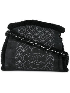 сумка на плечо с двойной цепочкой  Chanel Vintage