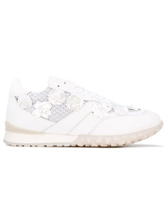 кроссовки с цветочной отделкой  Twin-Set