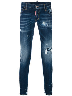 удлиненные джинсы с выцветшим эффектом Clement Dsquared2