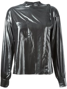 блузка Melva с эффектом металлик Isabel Marant Étoile