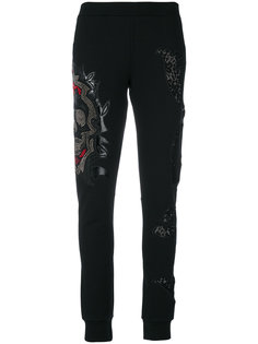 спортивные брюки с вышивкой Philipp Plein