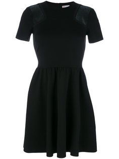 расклешенное платье с прозрачными панелями Red Valentino