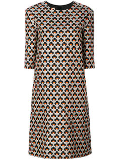 платье-шифт с принтом Portrait  Marni