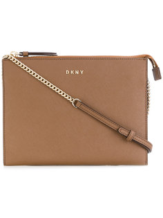 Flat top zip crossbody bag DKNY