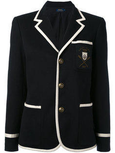 пиджак с контрастной окантовкой Polo Ralph Lauren