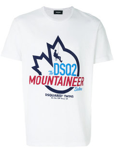 футболка с логотипом Mountaineer Dsquared2