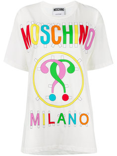 футболка с принтом Moschino