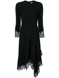 миди платье с кружевной отделкой Givenchy