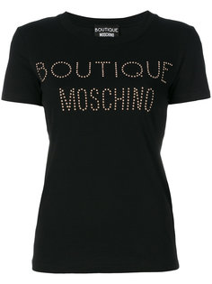 футболка с логотипом  Boutique Moschino