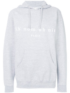 logo print hoodie Ih Nom Uh Nit