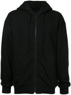 back print zipped hoodie Juun.J