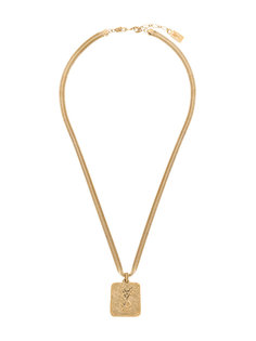 ожерелье с подвеской-логотипом  Yves Saint Laurent Vintage