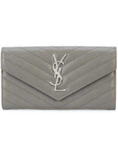 кошелек Monogram с круговой молнией Saint Laurent