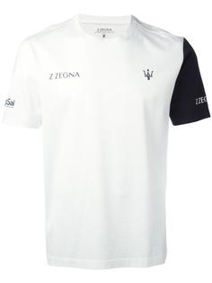 футболка с принтом логотипа   Z Zegna