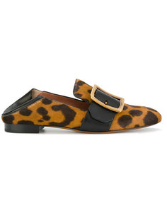 leopard print loafers  Bally