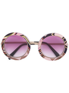солнцезащитные очки в круглой оправе Emilio Pucci