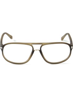 очки в круглой оправе Tom Ford Eyewear