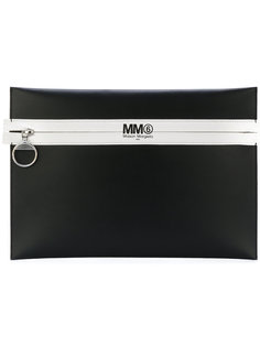 клатч с принтом логотипа Mm6 Maison Margiela