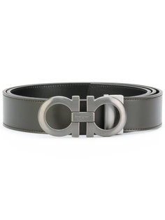 double Gancini buckle belt Salvatore Ferragamo