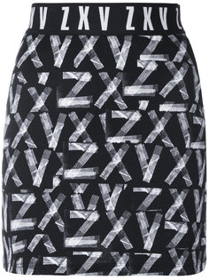 мини-юбка с принтом Zayn X Versus Versus