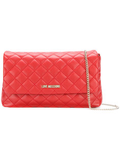 chain quilted shoulder bag Love Moschino