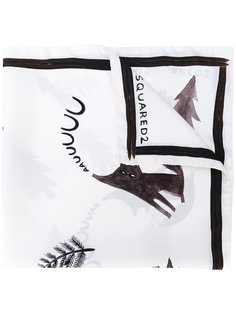 printed scarf Dsquared2
