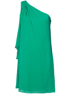 платье с драпировкой без рукавов Badgley Mischka