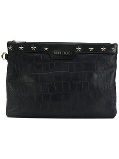 Derek croc-embossed clutch Jimmy Choo