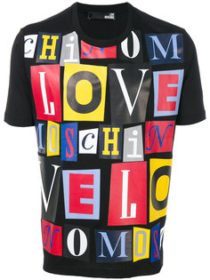 футболка с принтом love moschino Love Moschino