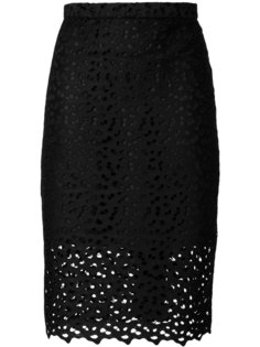 кружевная многослойная юбка  Boutique Moschino