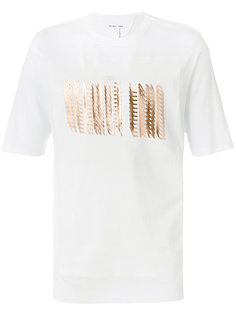футболка с принтом логотипа Helmut Lang