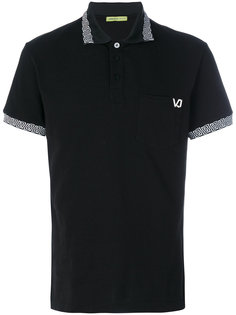 футболка-поло с принтом на спине  Versace Jeans