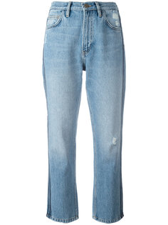 укороченные джинсы с лампасами Mih Jeans