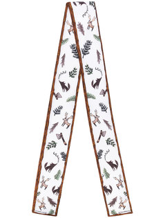 шарф с принтом животных Dsquared2