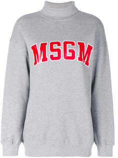 толстовка с высоким воротом MSGM