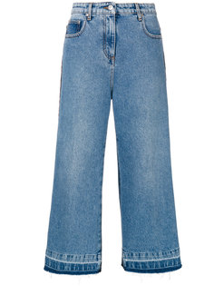 укороченные широкие джинсы  MSGM