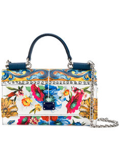 сумка на плечо с цветочным принтом Von Dolce & Gabbana