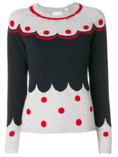 patterned cashmere knit sweater Chinti And Parker