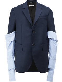 пиджак с двухслойными рукавами в полоску Delada