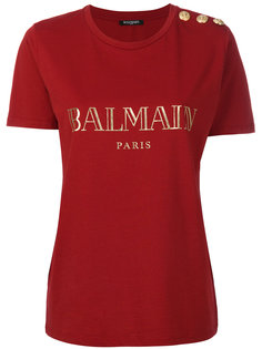 футболка с логотипом  Balmain
