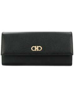 double Gancio continental wallet Salvatore Ferragamo