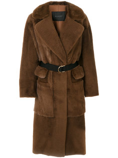 удлиненное пальто с несколькими карманами Blancha