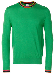 свитер с контрастной окантовкой Paul Smith