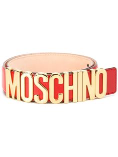 ремень с логотипом  Moschino