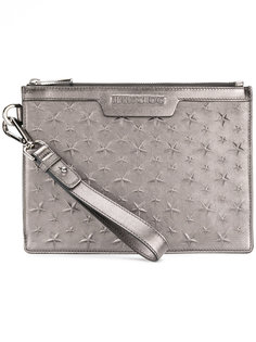 Derek star-embossed clutch Jimmy Choo